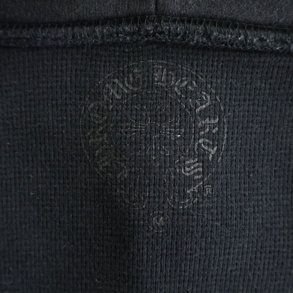 CHROME HEARTS(クロムハーツ) SWEATSHIRT HD ZIP 裏地サーマルCHプラスプリント ジップアップパーカー