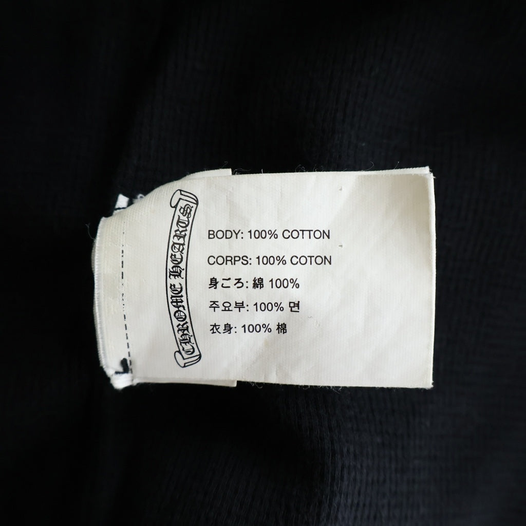 CHROME HEARTS(クロムハーツ) SWEATSHIRT HD ZIP 裏地サーマルCHプラスプリント ジップアップパーカー