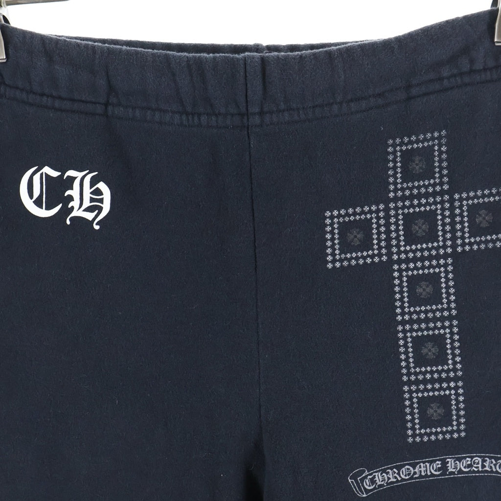CHROME HEARTS(クロムハーツ) SWEAT PANTS フレームドCHクロスプリント スウェットロングパンツ