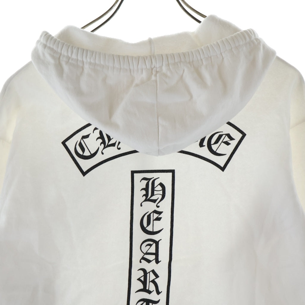 CHROME HEARTS(クロムハーツ) SWEAT HD ZIP バックTバープリント ダガージップアップパーカー