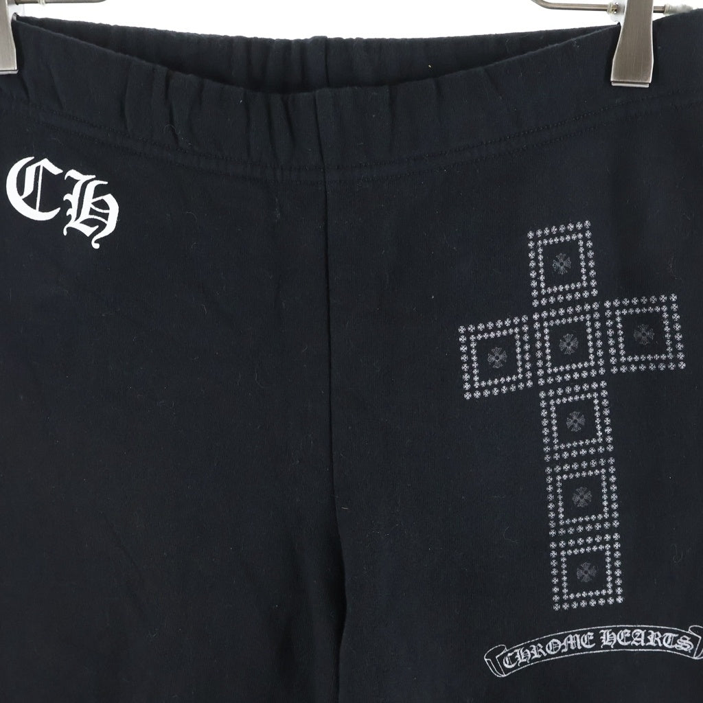 CHROME HEARTS(クロムハーツ) SWEAT PANTS フレームドCHクロスプリント スウェットロングパンツ