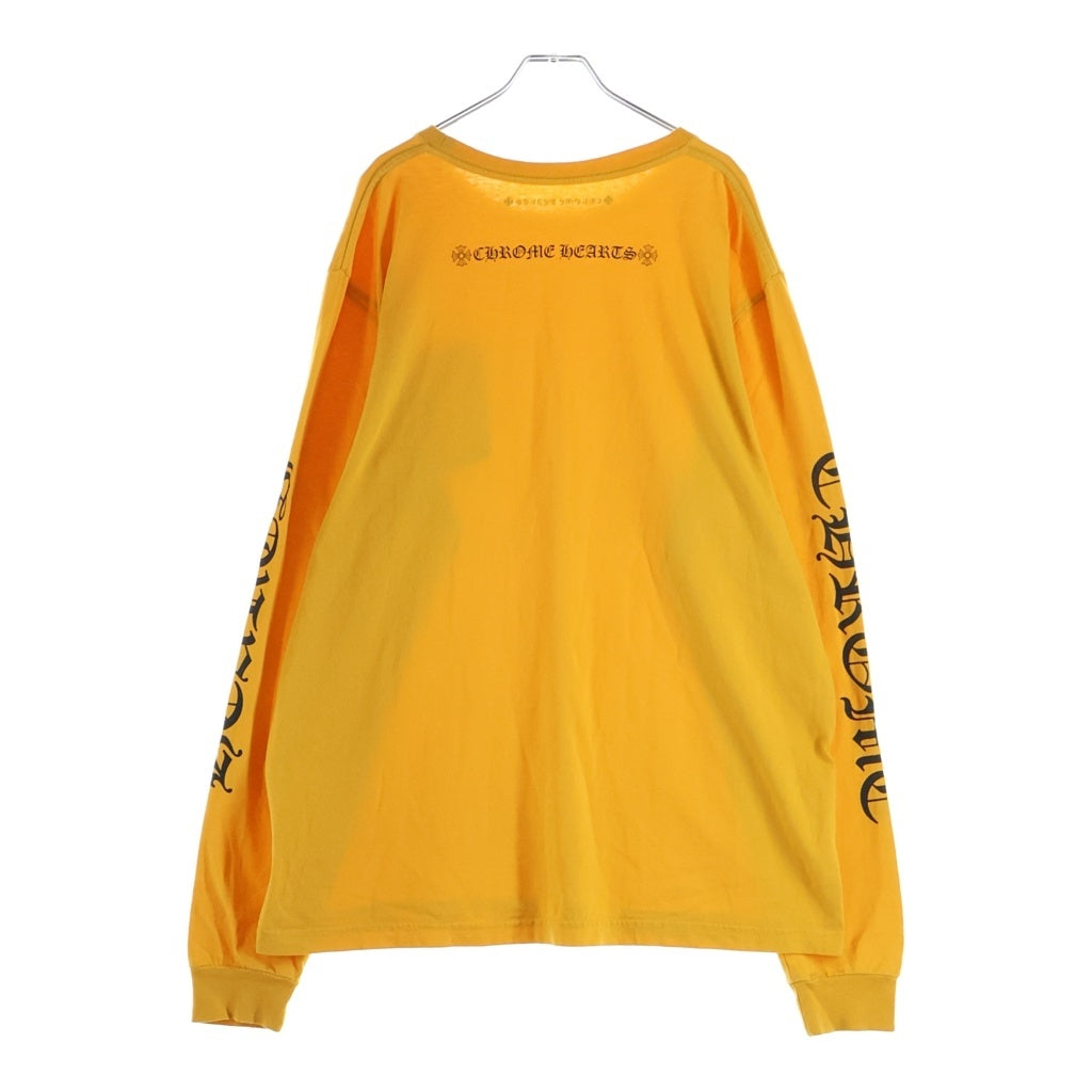 CHROME HEARTS(クロムハーツ) CH L/S 袖英字ロゴプリント 長袖Tシャツ