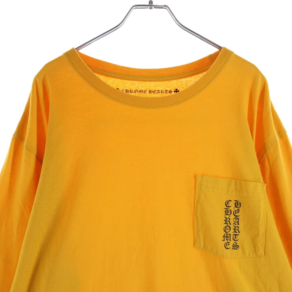CHROME HEARTS(クロムハーツ) CH L/S 袖英字ロゴプリント 長袖Tシャツ