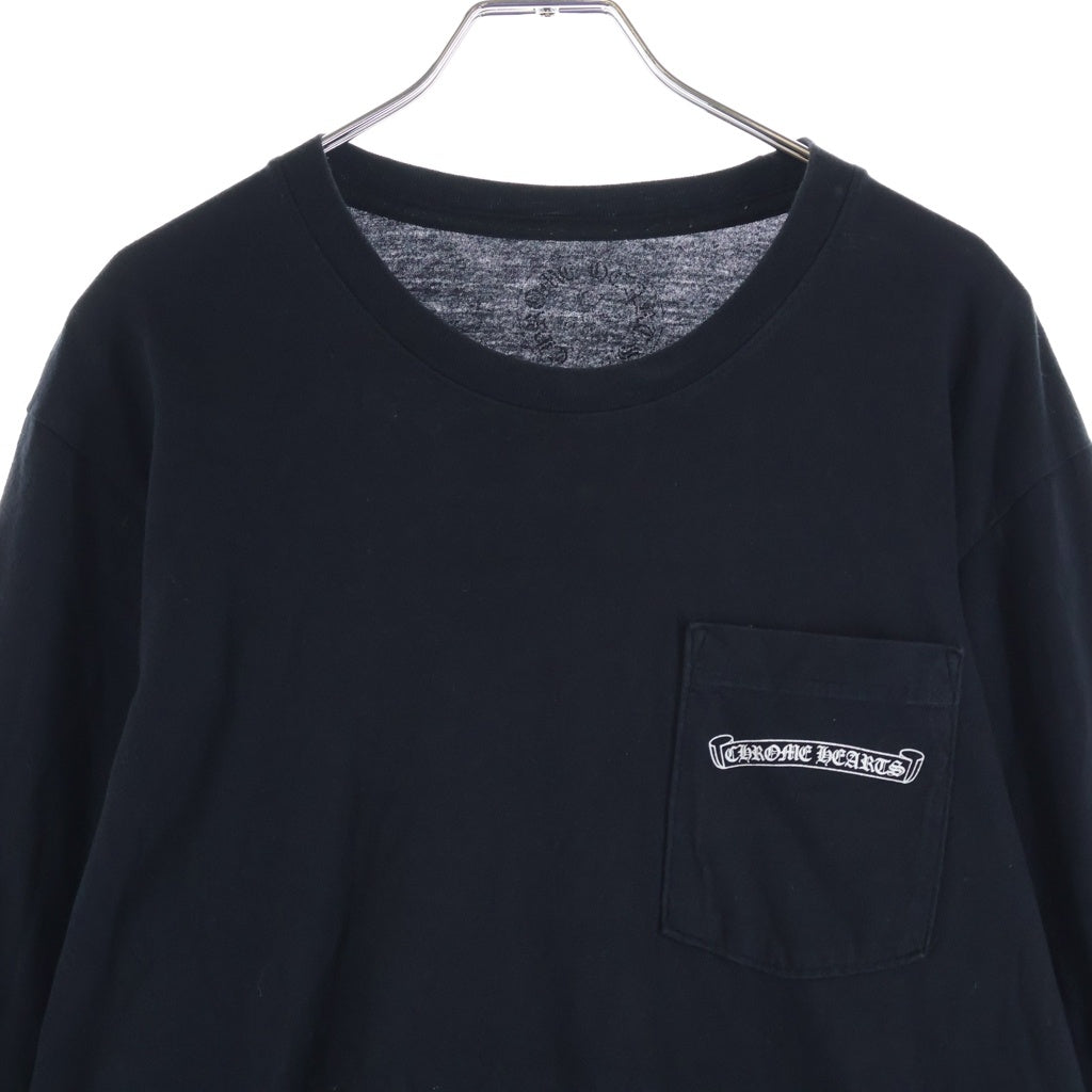 CHROME HEARTS(クロムハーツ) CH L/S バックアーチロゴプリント 長袖Tシャツ