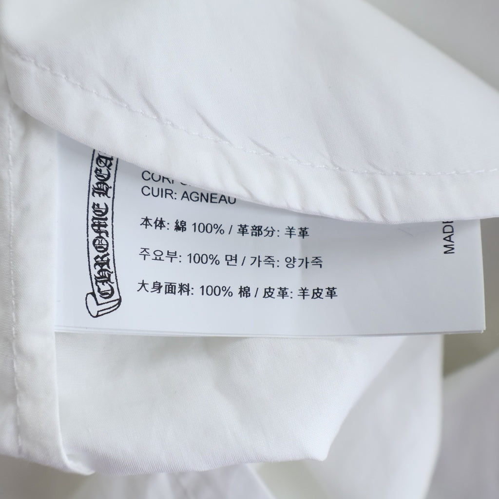 CHROME HEARTS(クロムハーツ) MAHAL KITA マハルキタ クロスパッチクロスボタンオーバーサイズ長袖シャツ