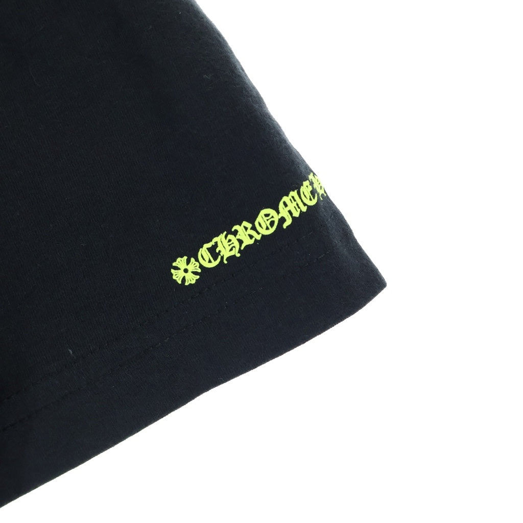 CHROME HEARTS(クロムハーツ) HORSESHOE S/S TEE BLACK/NEON YELLOW ホースシュー ショートスリーブ Tシャツ ブラック/イエロー