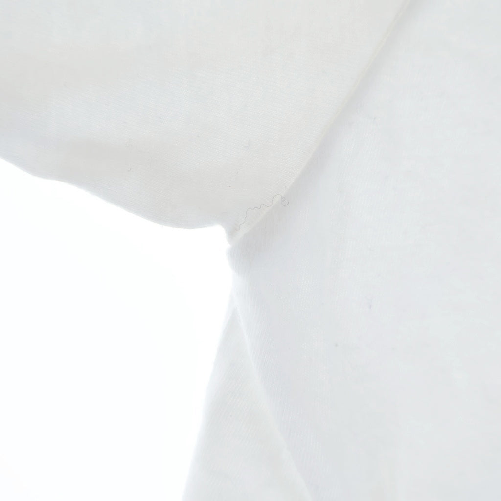 CHROME HEARTS(クロムハーツ) NECK LOGO LONG SLEEVE TEE ネックロゴ バックスクロールラベル ロングスリーブ 長袖Tシャツ カットソー ロンT 袖プリント ホワイト/イエロー