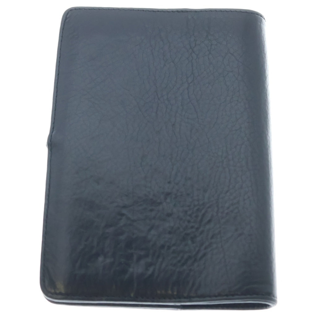 CHROME HEARTS(クロムハーツ) AGENDA PLAIN アジェンダ クロスボールボタンブックカバー ブラック