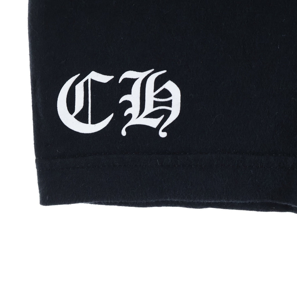 CHROME HEARTS(クロムハーツ) CH S/S バックフレームドCHプラスプリント 半袖Tシャツ カットソー ブラック