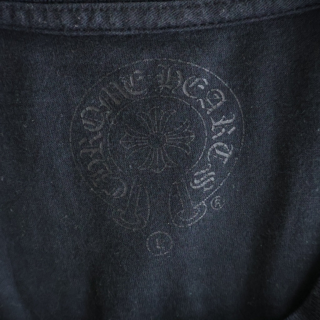 CHROME HEARTS(クロムハーツ) CH S/S バックフレームドCHプラスプリント 半袖Tシャツ カットソー ブラック