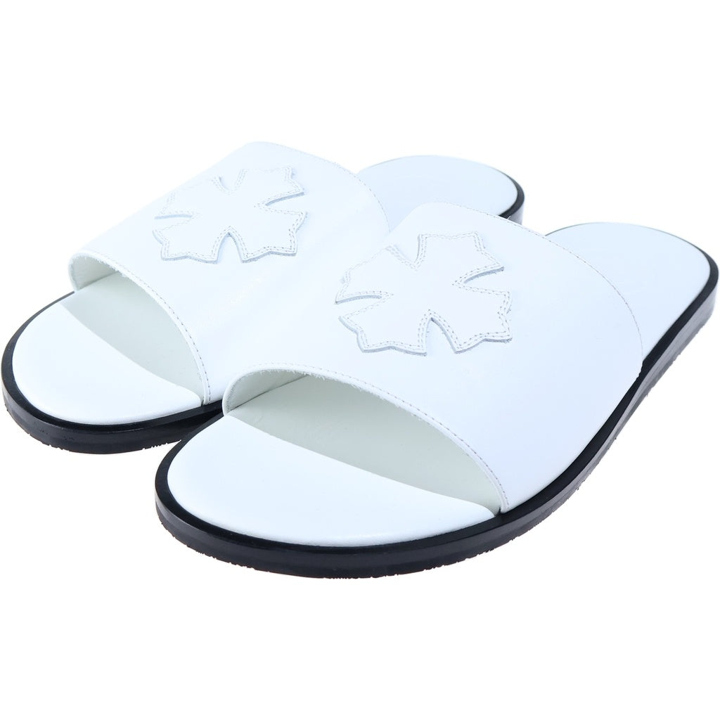 CHROME HEARTS(クロムハーツ) CH SLIDE LEATHER CHプラスパッチレザーサンダル