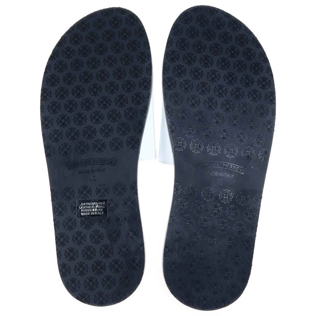CHROME HEARTS(クロムハーツ) CH SLIDE LEATHER CHプラスパッチレザーサンダル