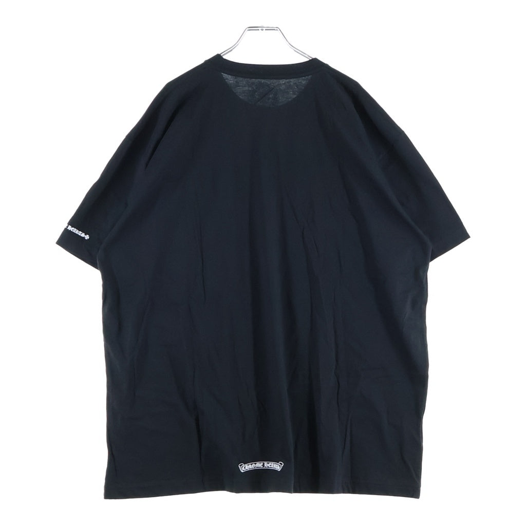 CHROME HEARTS(クロムハーツ) Neck Logo T-Shirt ネックロゴ 半袖Tシャツ カットソー ブラック