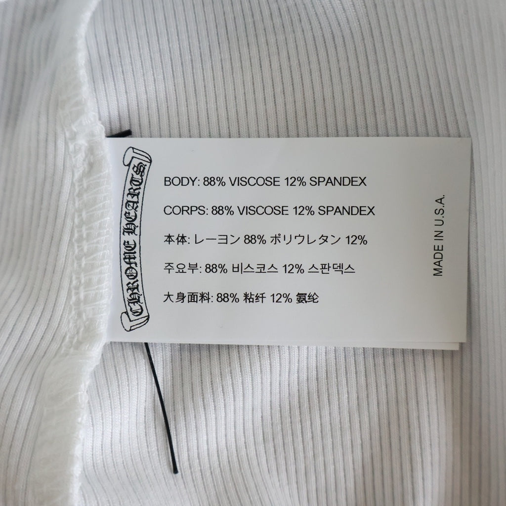 CHROME HEARTS(クロムハーツ) Y NOT CH Logo Embroidery Camisole CHロゴ刺繍 キャミソール タンクトップ レディース