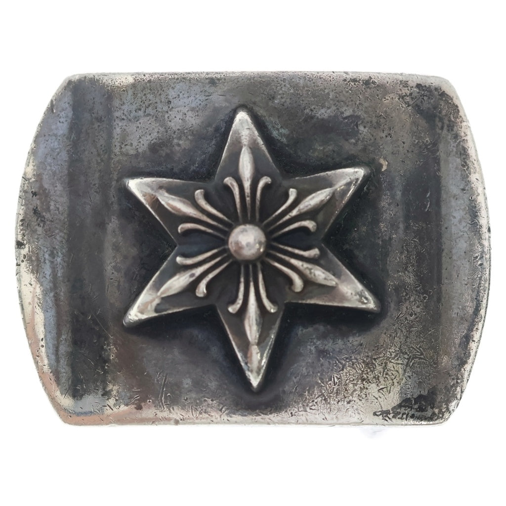 CHROME HEARTS(クロムハーツ) BUCKL MIL STAR ミリタリーレイズドスター シルバーバックル