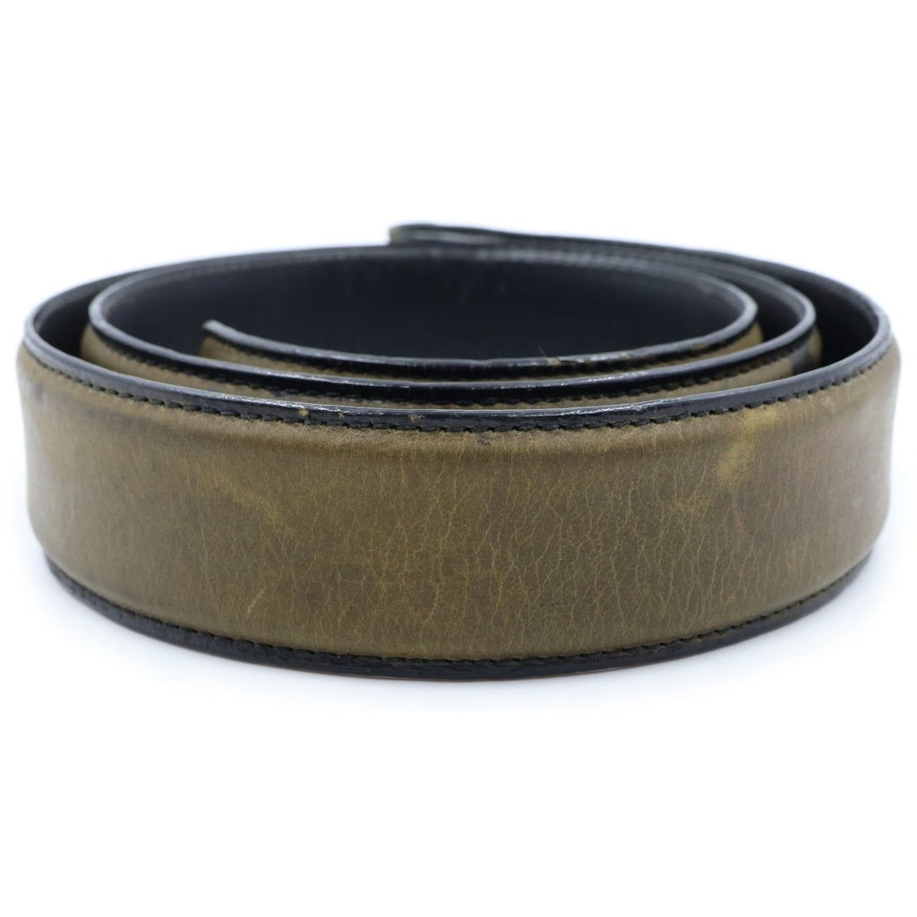 CHROME HEARTS(クロムハーツ) 1.5 STRAP 1.5inch フローラルボタン レザーベルト