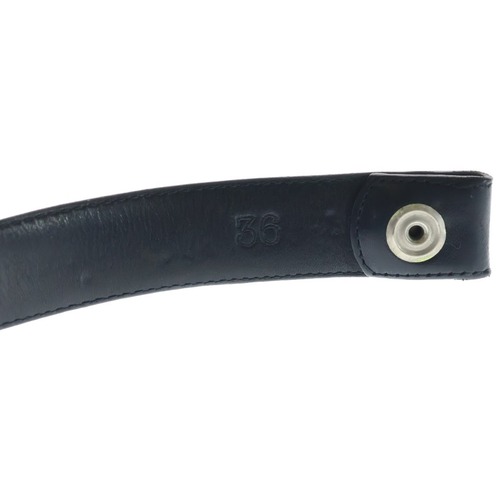 CHROME HEARTS(クロムハーツ) 1.0 STRAP 1.0inchスクロールレーベルリベッツ レザーベルト