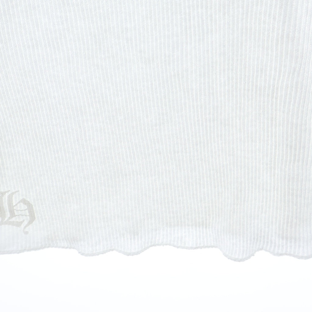 CHROME HEARTS(クロムハーツ) RIB TANK フロントロゴ バックスクロールタンクトップ ホワイト