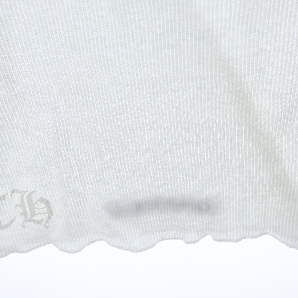 CHROME HEARTS(クロムハーツ) RIB TANK ホースシューロゴタンクトップ ホワイト