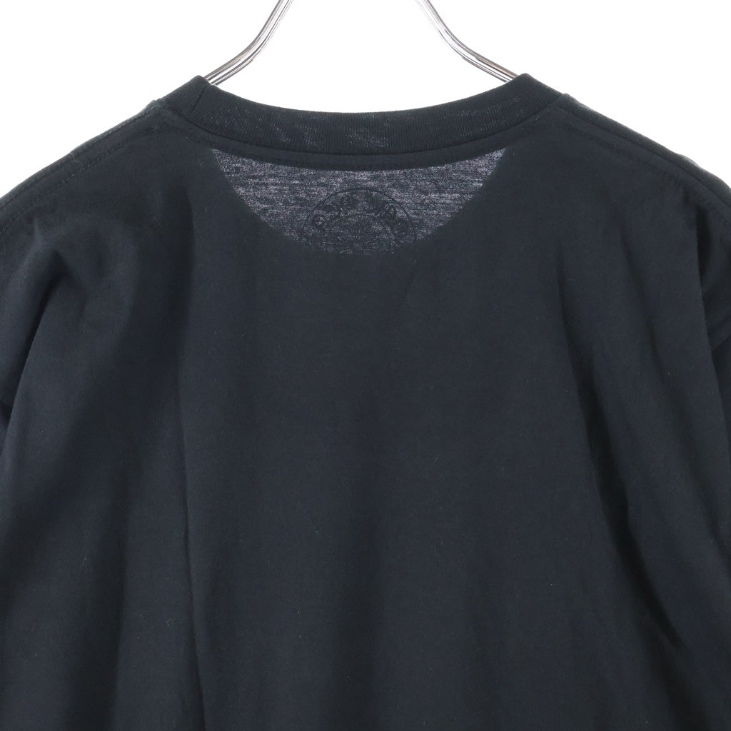 CHROME HEARTS(クロムハーツ) CANNES LIMITED LOVE YOU NECK ROGO TEE カンヌ限定ラブユーネックロゴ Tシャツ ブラック