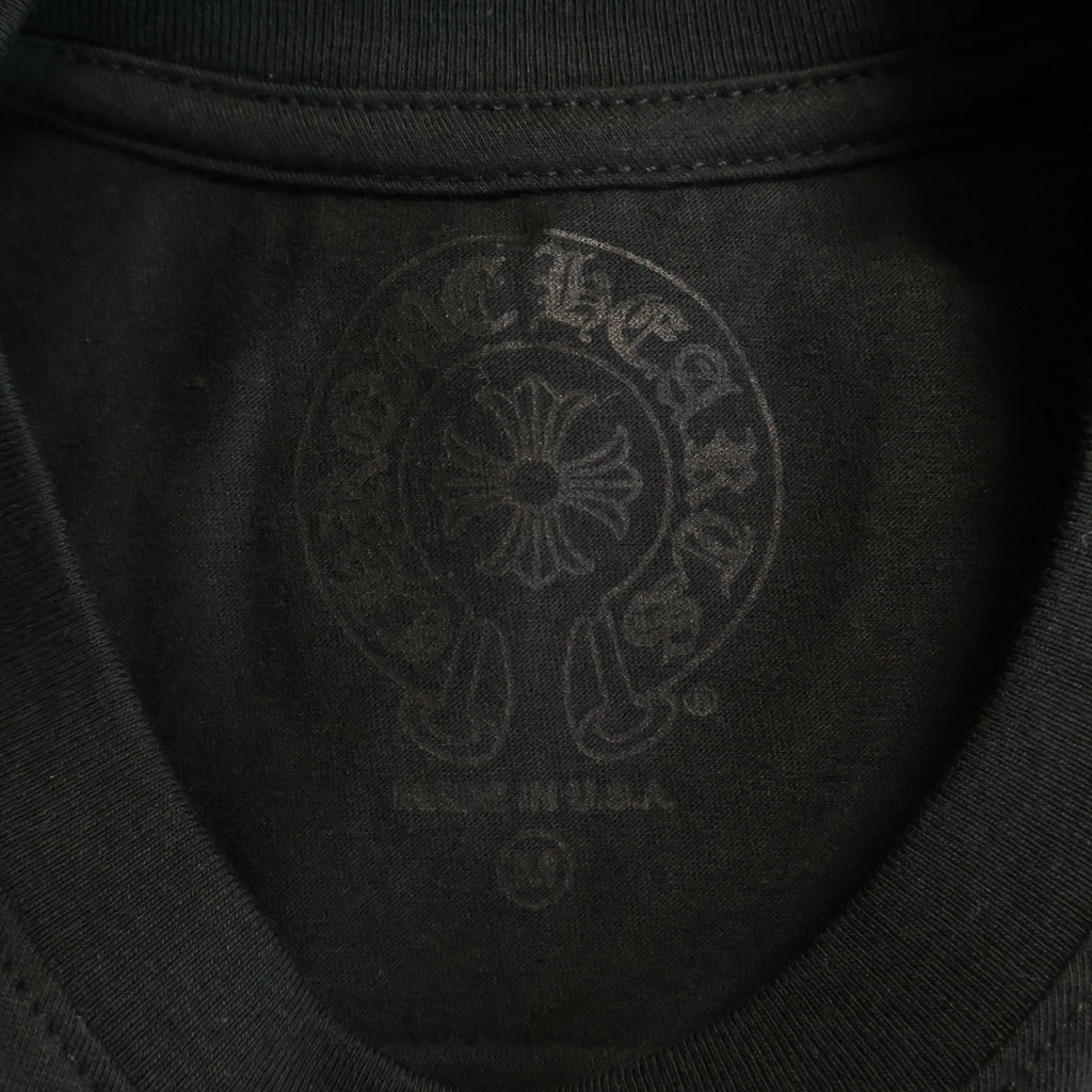 CHROME HEARTS(クロムハーツ) LOS ANGELS HORSESHOE S/S TEE ロサンゼルス限定 ホースシュー クルーネック半袖Tシャツ カットソー ブラック
