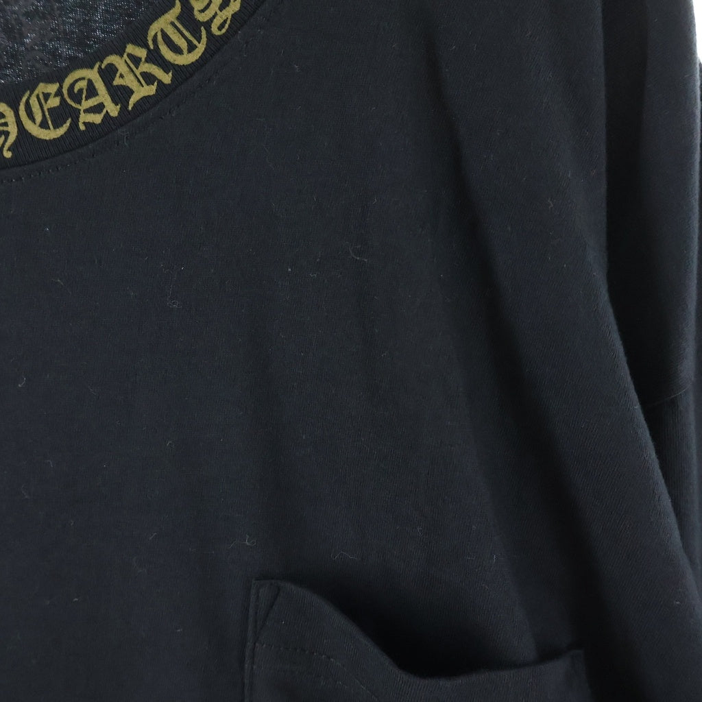 CHROME HEARTS(クロムハーツ) CH L S 1 ネックロゴ長袖カットソー