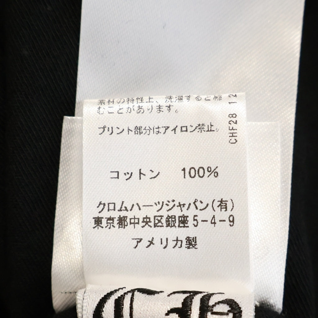 CHROME HEARTS(クロムハーツ) CH L S 1 ネックロゴ長袖カットソー
