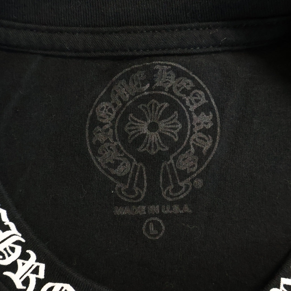 CHROME HEARTS(クロムハーツ) CH L S 1 ネックロゴ長袖カットソー