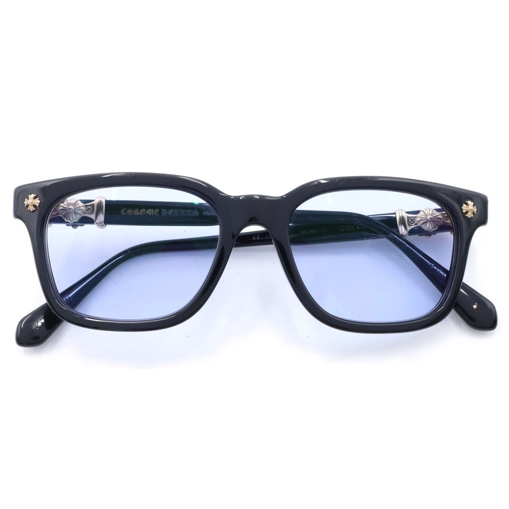CHROME HEARTS(クロムハーツ) COX UCKER CHクロステンプルサングラス メガネ アイウェア ブラック/ゴールド