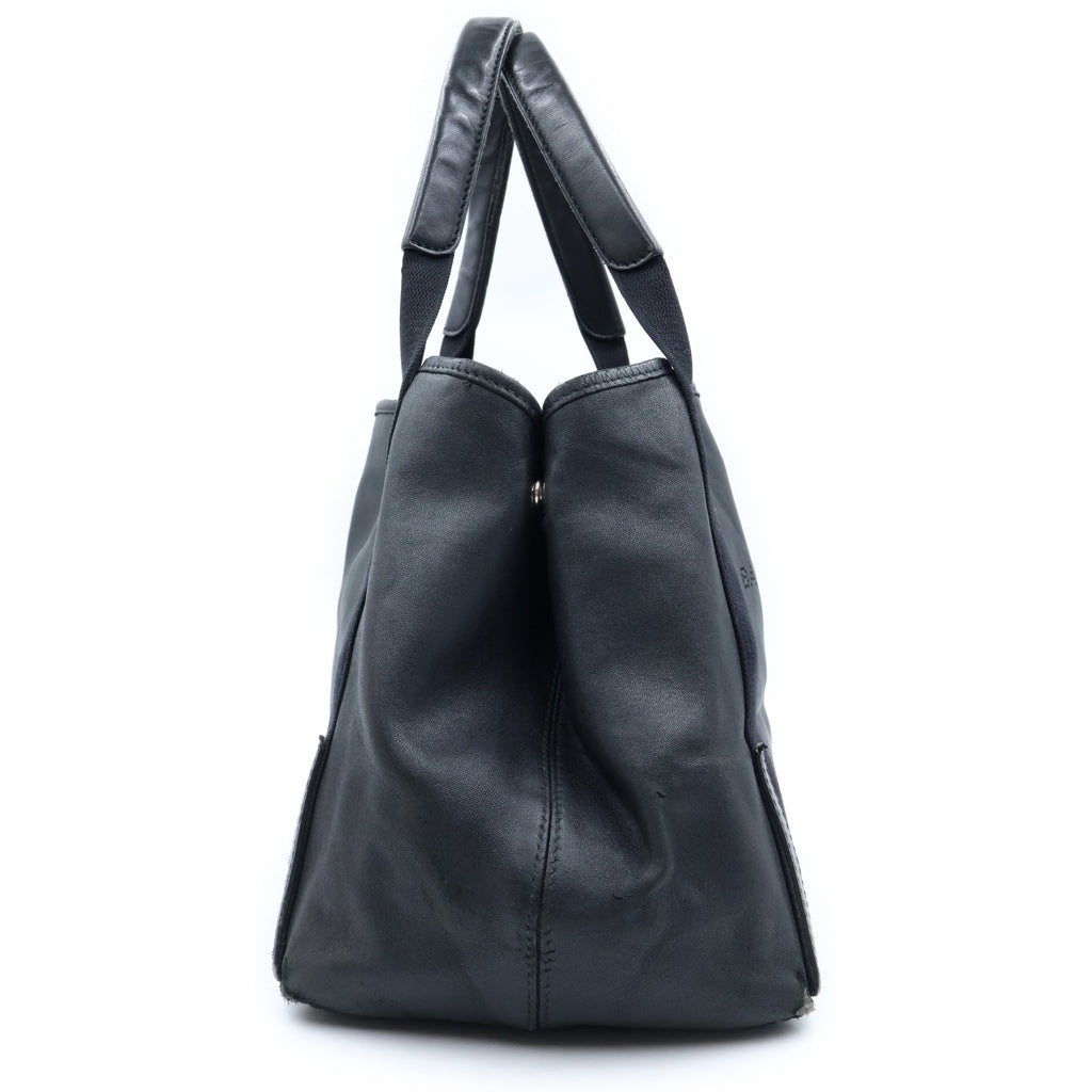 BALENCIAGA(バレンシアガ) ネイビーカバスS レザー ハンドバッグ トートバッグ ブラック 339933 レディース