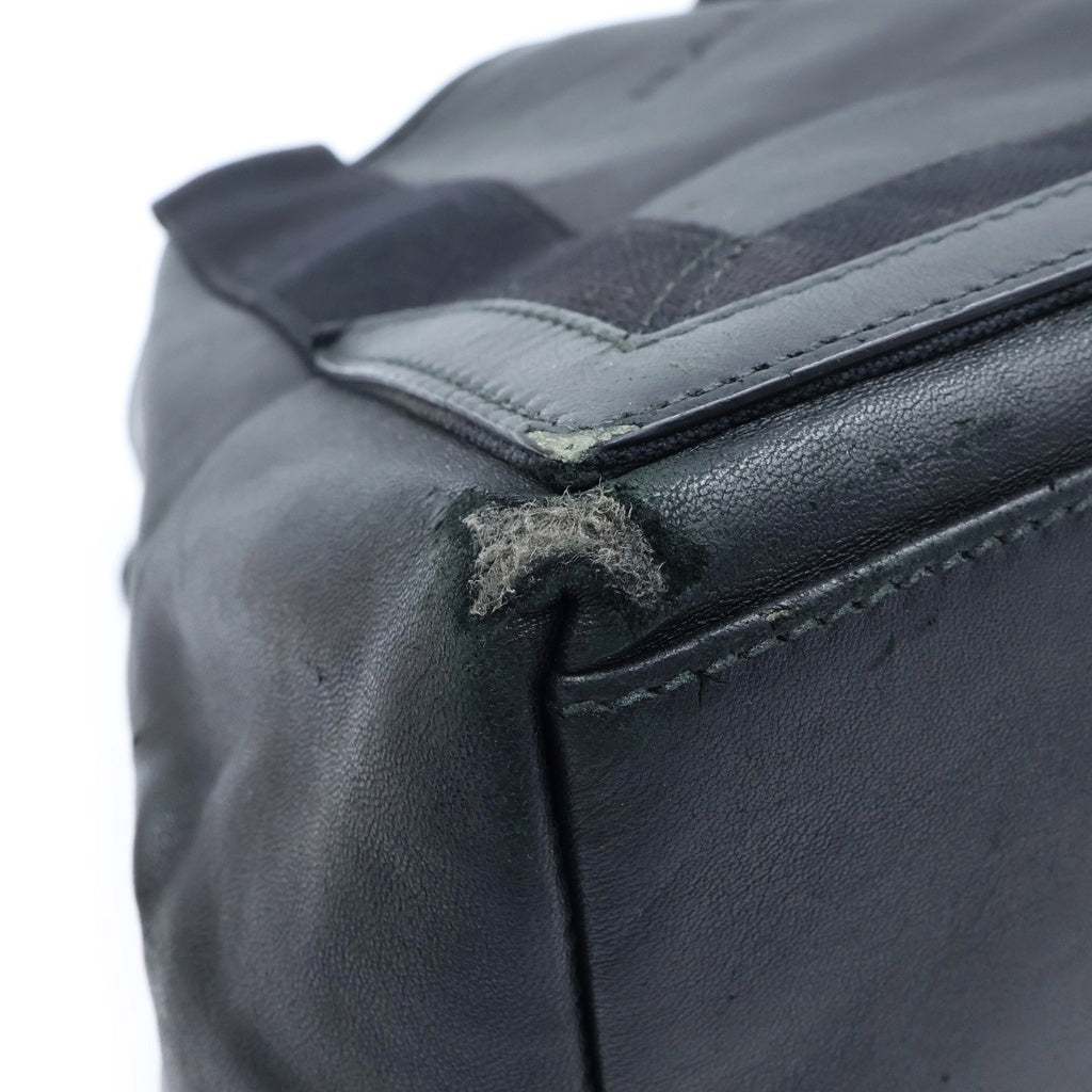 BALENCIAGA(バレンシアガ) ネイビーカバスS レザー ハンドバッグ トートバッグ ブラック 339933 レディース