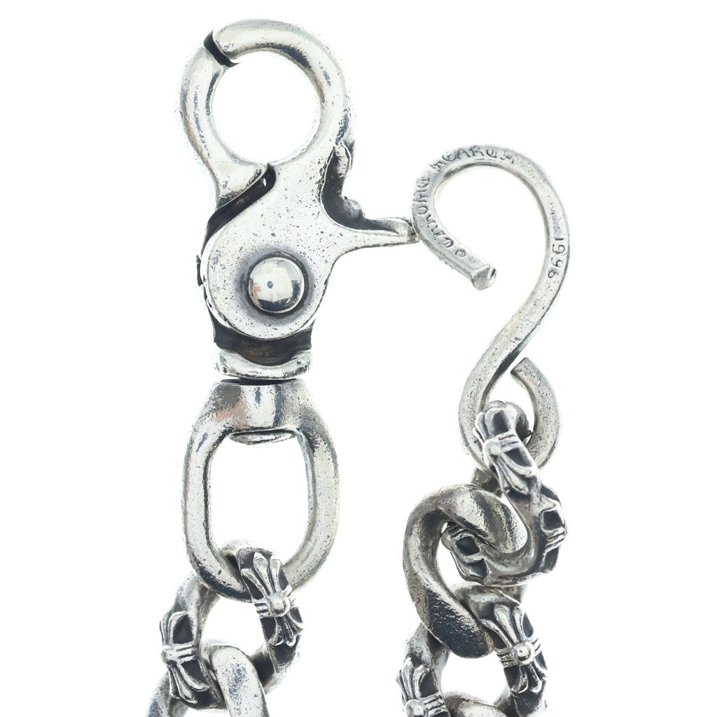 CHROME HEARTS(クロムハーツ) FANCY LONG-S/1クリップロングファンシー ウォレットチェーン シルバー BCA074