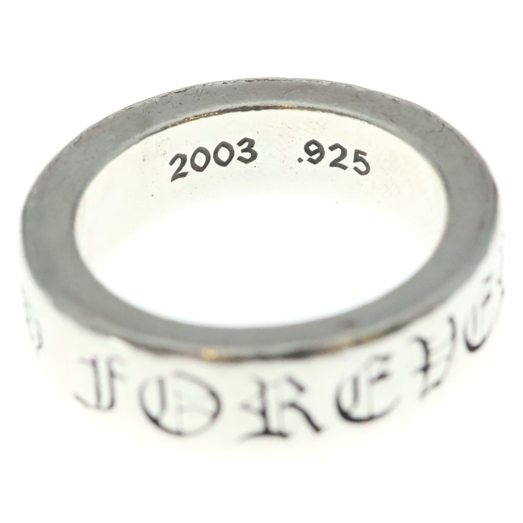 CHROME HEARTS(クロムハーツ) 6mm SPACER FOREVER 6mmスペーサーリング フォーエバーシルバーBCA337
