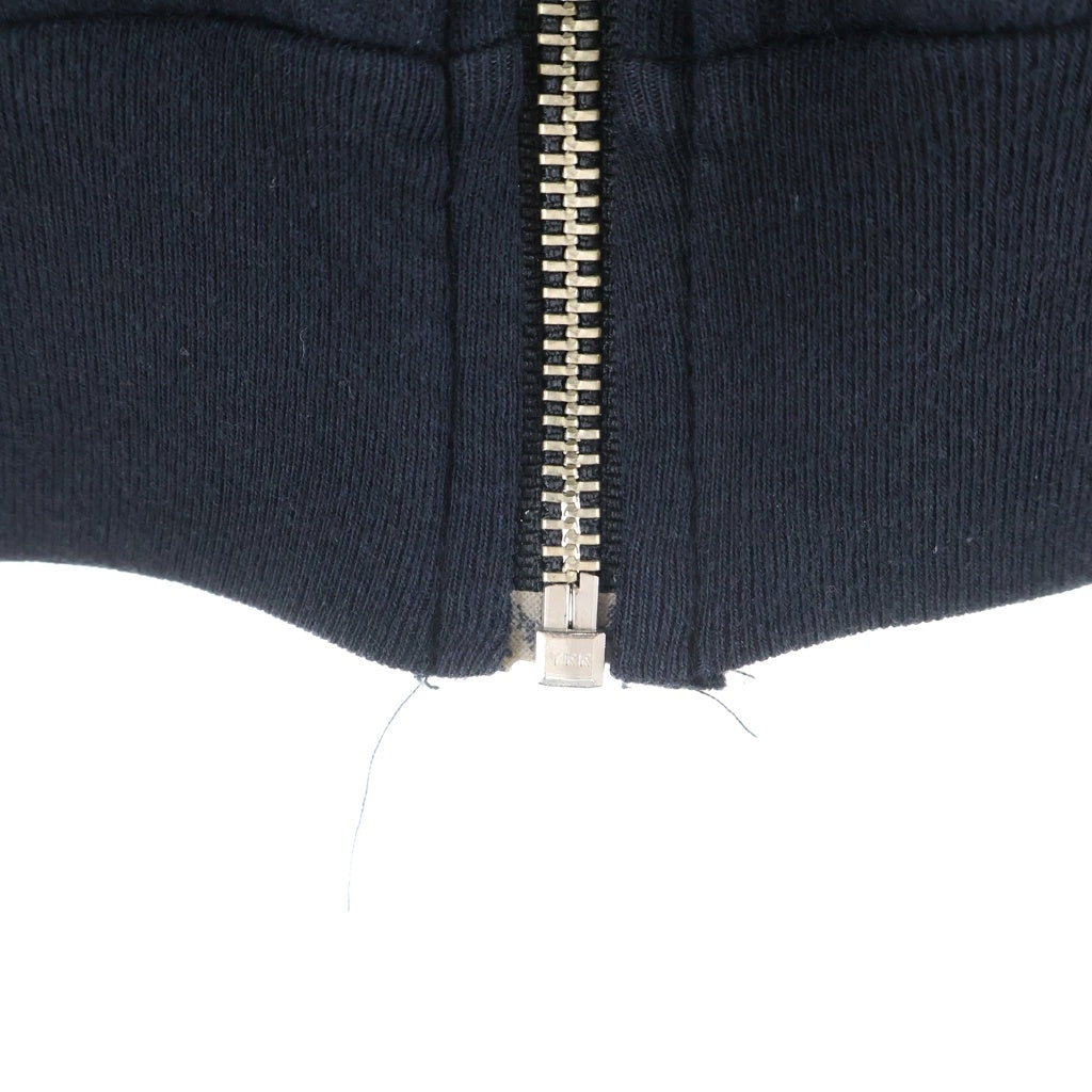 CHROME HEARTS(クロムハーツ) OLD SWTSHRT HD ZIP オールド 袖フローラルクロス ダガージップアップ フーディ パーカー ブラック