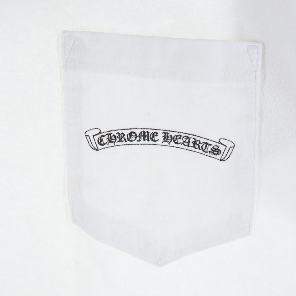 CHROME HEARTS(クロムハーツ) OLD ARCH LOGO TEE オールド アーチロゴプリント 半袖Tシャツ カットソー ホワイト