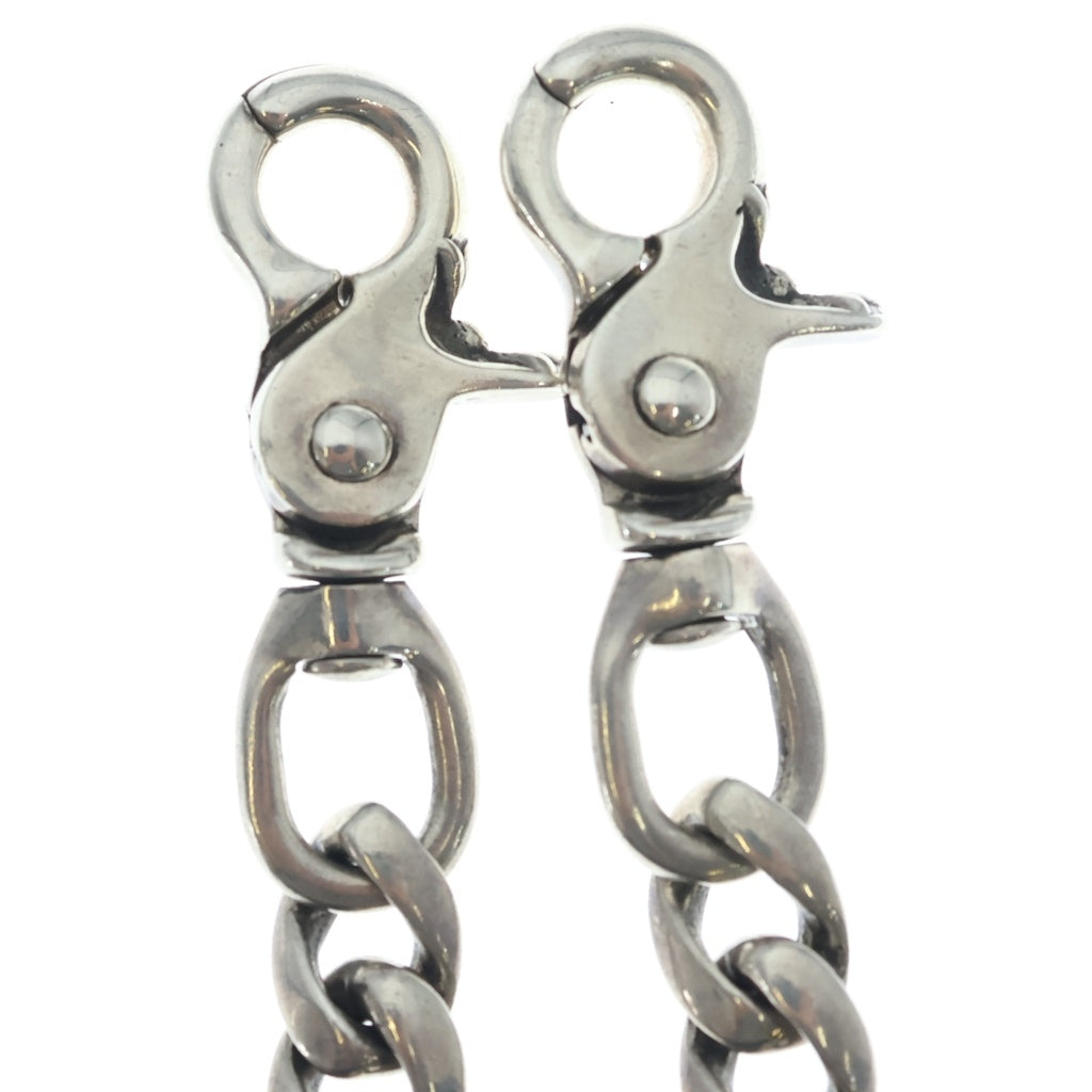CHROME HEARTS(クロムハーツ) CLASSIC LONG-T/2クリップロングクラシック ウォレットチェーン シルバー BCA066
