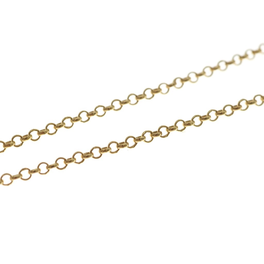 CHROME HEARTS(クロムハーツ) 22K SCROLL LABEL ROLL CHAIN スクロールラベルロールチェーン ネックレス
