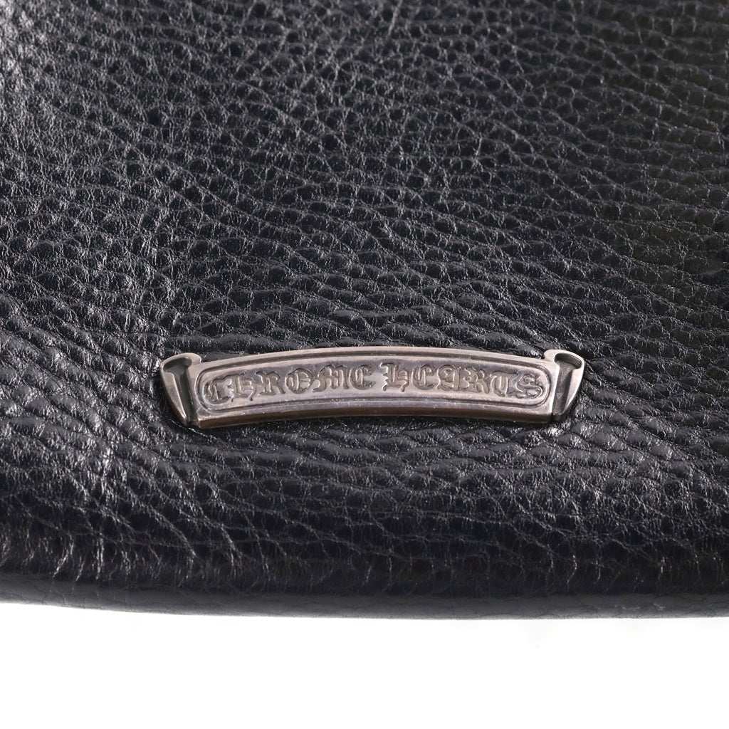 CHROME HEARTS(クロムハーツ) SQ PKT 3CEME CRS スクエアポケット レザーショルダーバッグ レディース