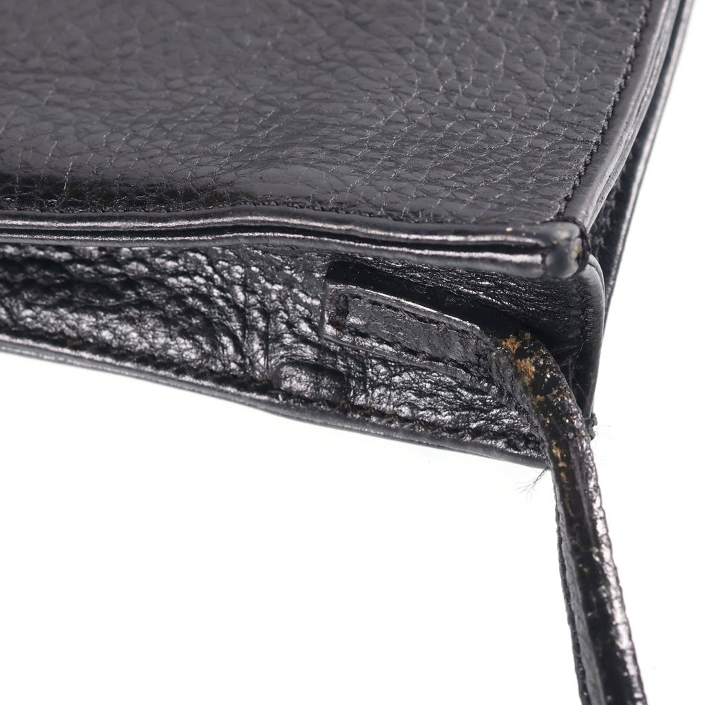 CHROME HEARTS(クロムハーツ) SQ PKT 3CEME CRS スクエアポケット レザーショルダーバッグ レディース