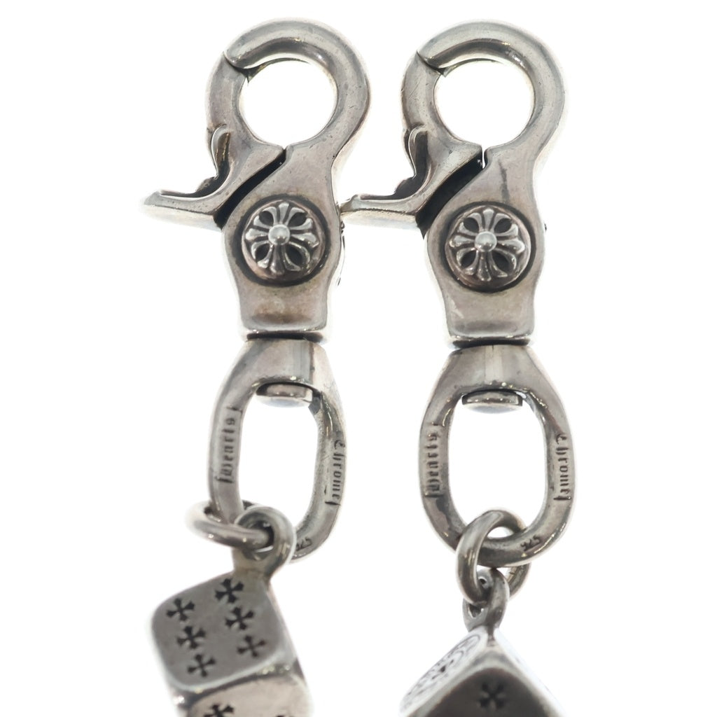 CHROME HEARTS(クロムハーツ) DICE LINK-2 2クリップダイス シルバーウォレットチェーン