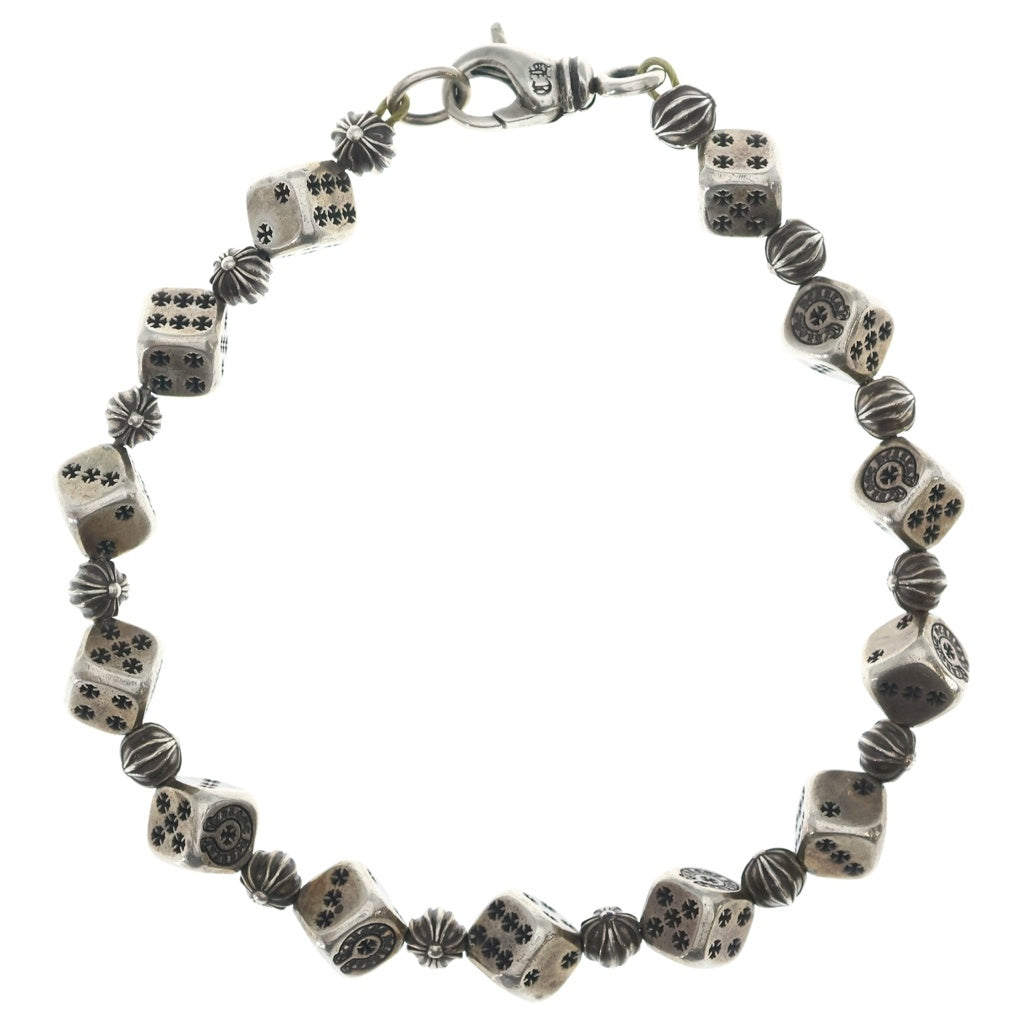 CHROME HEARTS(クロムハーツ) DICE BEAD ダイスビーズ シルバーブレスレット