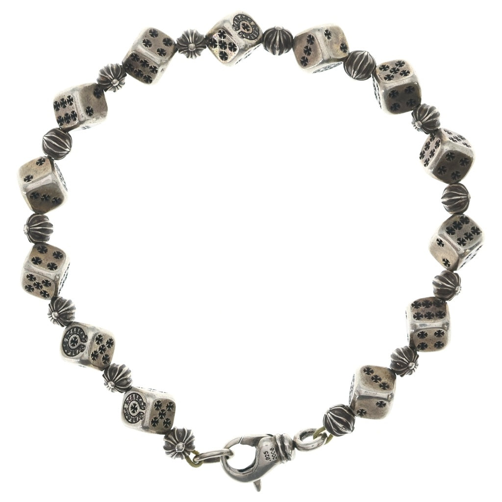 CHROME HEARTS(クロムハーツ) DICE BEAD ダイスビーズ シルバーブレスレット