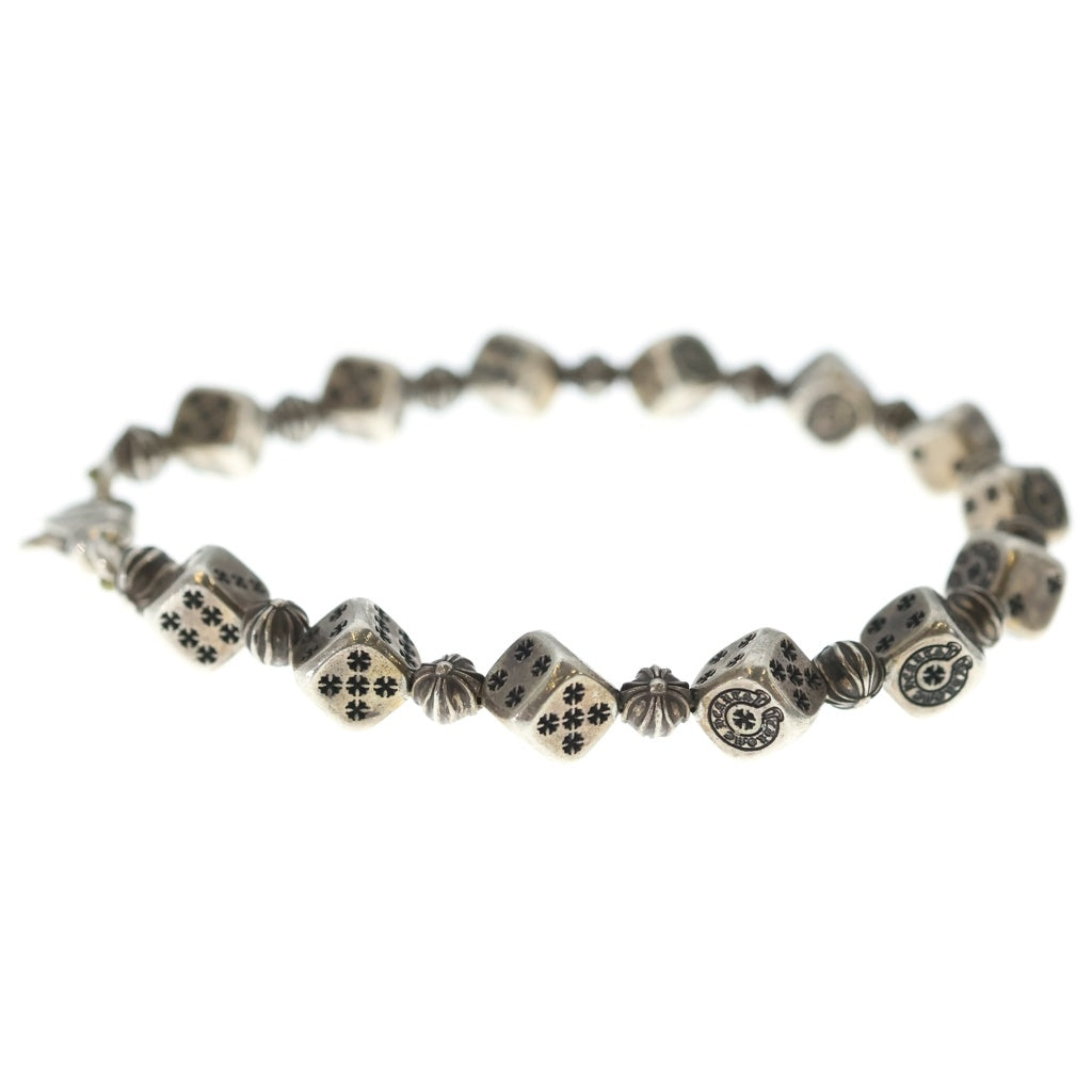 CHROME HEARTS(クロムハーツ) DICE BEAD ダイスビーズ シルバーブレスレット