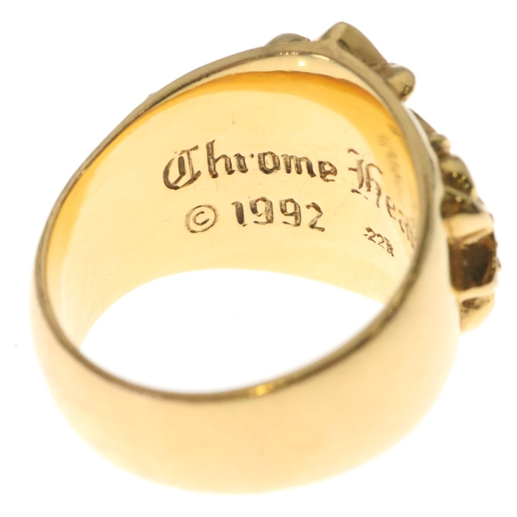 CHROME HEARTS(クロムハーツ) 22K KEEPER P/DIA キーパーリング PAVEダイヤ ゴールド BCA059