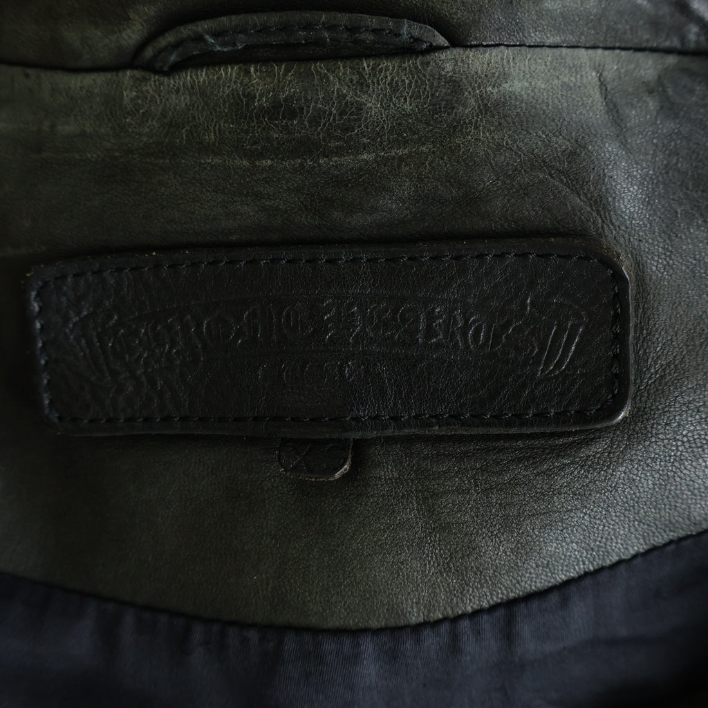 CHROME HEARTS(クロムハーツ) 10th Anniversary Aoyama Racing Jacket青山10周年記念 レーシングジャケット ブバッグホースシュー ブラック