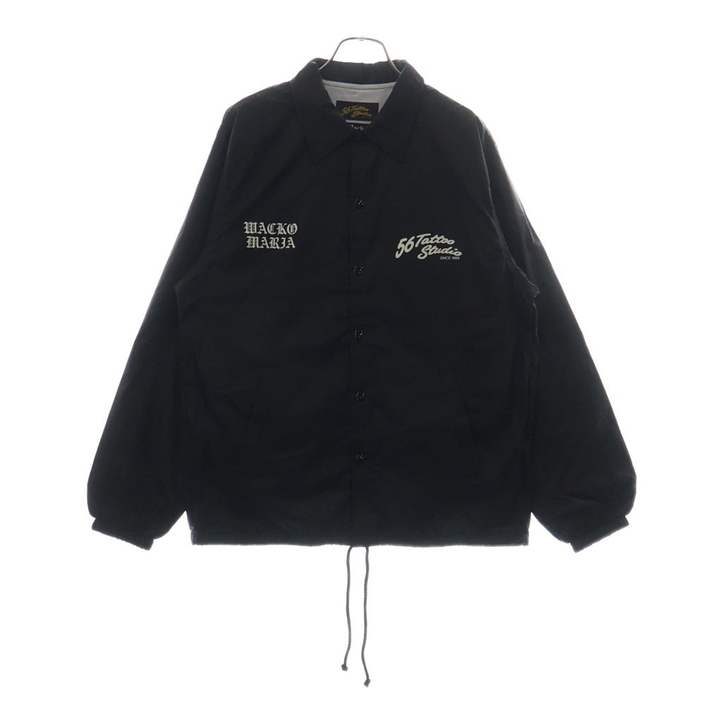 WACKO MARIA(ワコマリア) ×56 TATOO STUDIO COACH JACKET 56タトゥースタジオ コーチジャケット ブラック