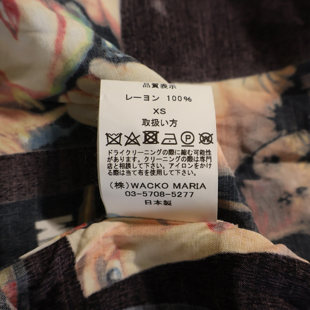 WACKO MARIA(ワコマリア) ×MULHOLLAND DRIVE HAWAIIAN SHIRT マルホランド ドライブ ハワイアン半袖シャツ マルチ
