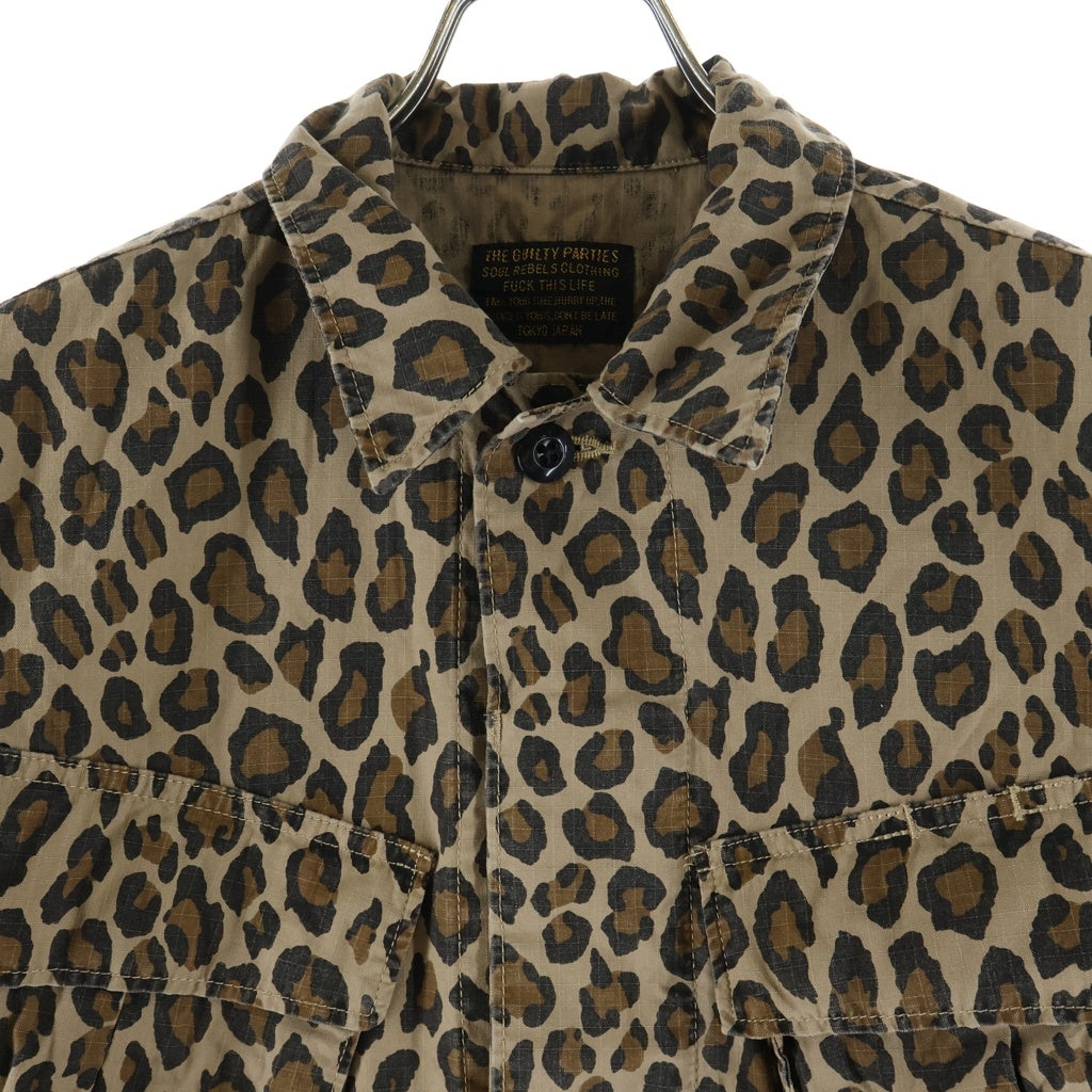 WACKO MARIA(ワコマリア) 24AW LEOPARD JACKET レオパードジャケット ブラウン