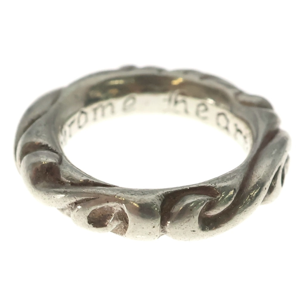 CHROME HEARTS(クロムハーツ) SCRL BAND スクロールバンド リング シルバー BCA351