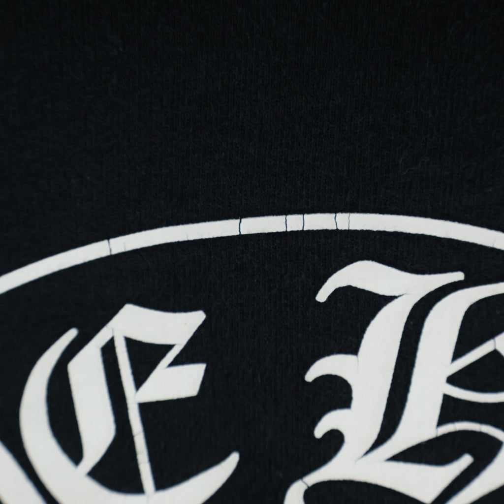 CHROME HEARTS(クロムハーツ) OLD THRML HD ZIP 裏地サーマル アームプリント バックスクロールラベル ダガージップアップフーディ パーカー ブラック